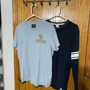 Abercrombie & Fitch short and long sleeve shirts
